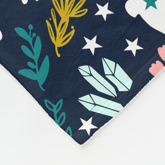 Alpaca Personalized Blanket Fleece Deken (Hoek)