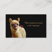Alpaca Pet Care-Visitekaartjes met twee zijden Visitekaartje (Achterkant)