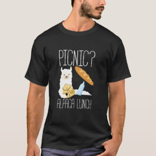 Alpaca Picnic Alpaca Lunch Gezegde Picnic Alpacas T-shirt
