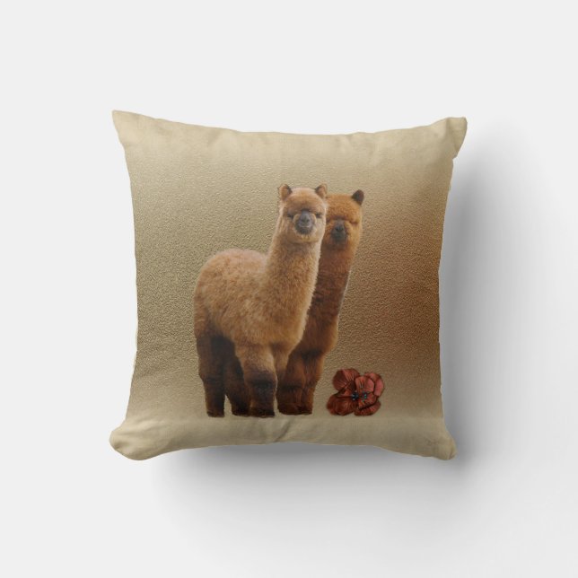 Alpaca Pillow Kussen (Voorkant)