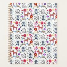 Alpaca Pinata met blauw huis en bloemen