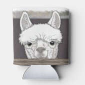 Alpaca Portrait Blikjeskoeler (Achterkant)