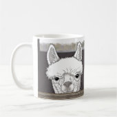 Alpaca Portrait Koffiemok (Links)