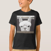 Alpaca Portrait T-shirt (Voorkant)