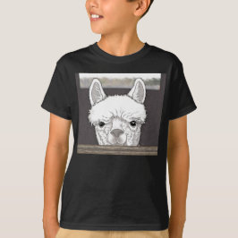 Alpaca Portrait T-shirt