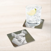 Alpaca Portret 2 Kartonnen Onderzetters (Insitu)