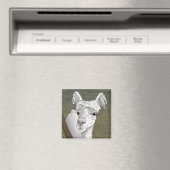 Alpaca Portret 2 Magneet (Insitu (Vaatwasser))