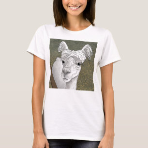 Alpaca Portret 2 T-shirt