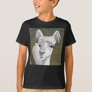 Alpaca Portret 2 T-shirt