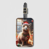 "Alpaca presenteert: Een Kerstverhaal" Bagagelabel (Voorkant (verticaal))