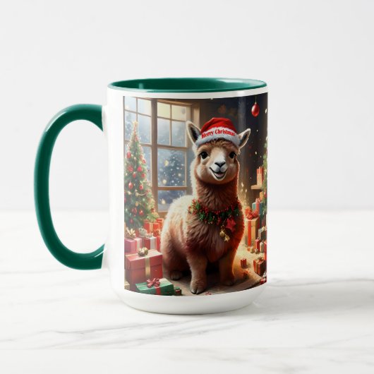 "Alpaca presenteert: Een Kerstverhaal" Mok (Links)