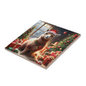 "Alpaca presenteert: Een Kerstverhaal" Tegeltje (Zijkant)