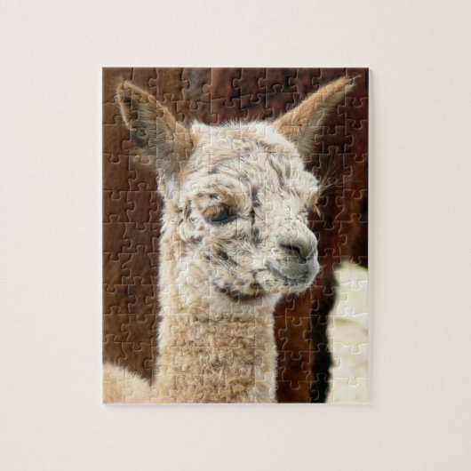 Alpaca Puzzle Rosa Legpuzzel (Verticaal)