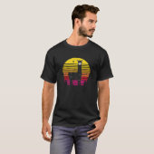 Alpaca Retro Alpacas Llama Animal T-shirt (Voorkant volledig)