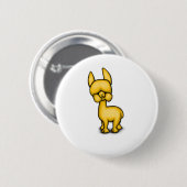 Alpaca Ronde Button 5,7 Cm (Voorkant /achterkant)