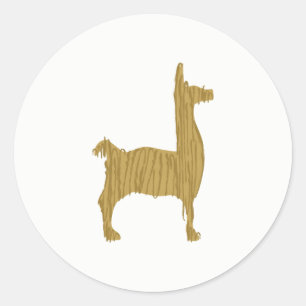 Alpaca Ronde Sticker