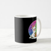 Alpaca Santa Hat Xmas Alpaca Lover Adults Boy Girl Koffiemok (Voorkant rechts)