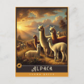 Alpaca | Schattige familie  Briefkaart (Voorkant)