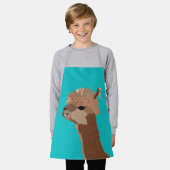 Alpaca Schattige Kinderen Schort (Gedragen)