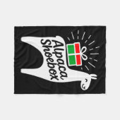 Alpaca Scute Ss Cute Ssbox Christmas Child Giving  Fleece Deken (Voorkant (Horizontaal))