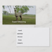 Alpaca Shear Visitekaartje (Voorkant / Achterkant)