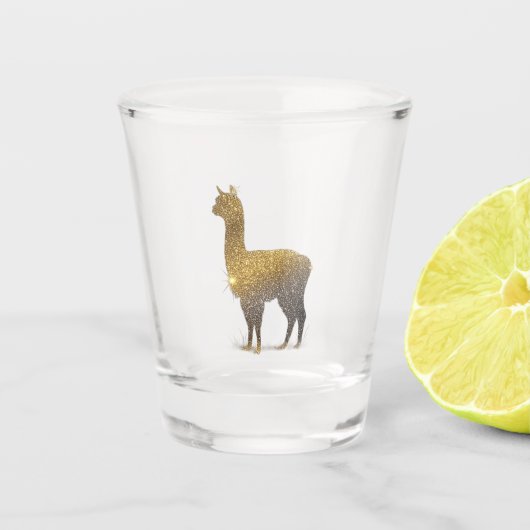 Alpaca shotglas shot glas (Voorkant)