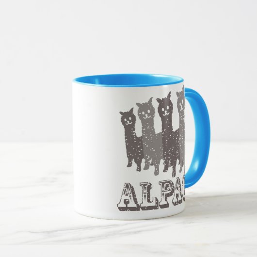 Alpaca Silhouette 4 B Mok (Voorkant rechts)