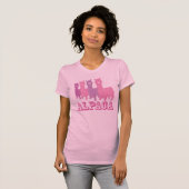 Alpaca Silhouette 4 P T-shirt (Voorkant volledig)