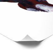 Alpaca silhouette foto afdruk (Hoek)