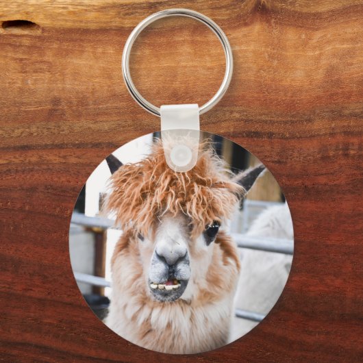 Alpaca Sleutelhanger (Voorkant)