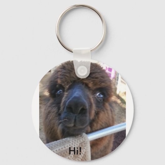 Alpaca Sleutelhanger (Voorkant)