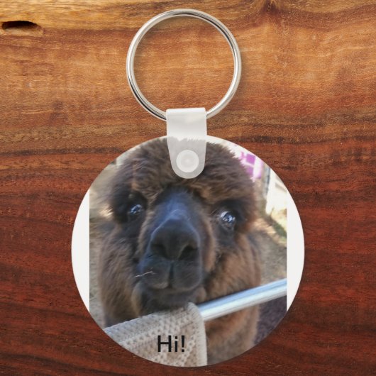Alpaca Sleutelhanger (Voorkant)