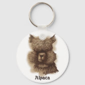 Alpaca Sleutelhanger (Voorkant)