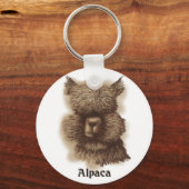 Alpaca Sleutelhanger (Voorkant)