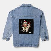 Alpaca Sloth Christmas (1) Denim Jacket (Achterkant)