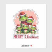Alpaca Sloth Christmas (1) Sticker (Vel)