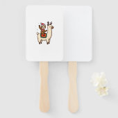 Alpaca Sloth Christmas (2) Handwaaier (Voorkant en achterkant)