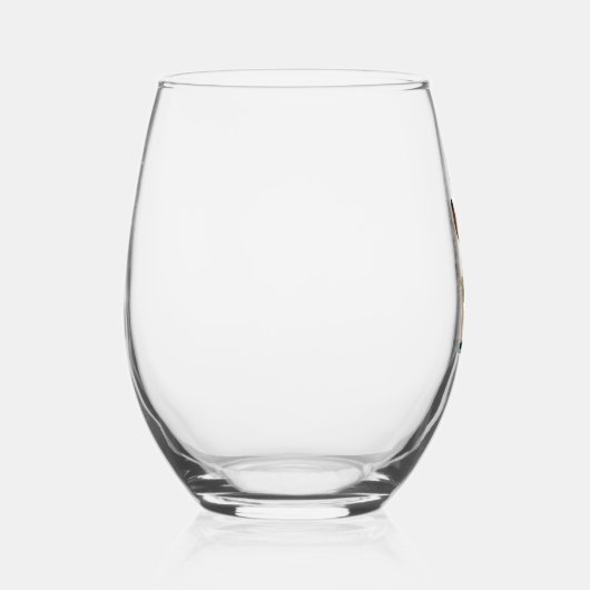 Alpaca Sloth Christmas (2) Wijnglas Zonder Voet (Rechts)