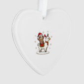 Alpaca Sloth Christmas (3) Ornament (voorkant)
