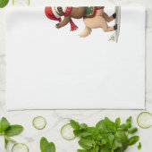 Alpaca Sloth Christmas (3) Theedoek (Gevouwen)