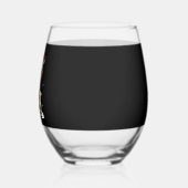 Alpaca Sloth Christmas (3) Wijnglas Zonder Voet (Links)