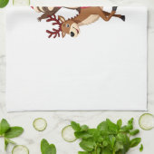 Alpaca Sloth Christmas (4) Theedoek (Gevouwen)