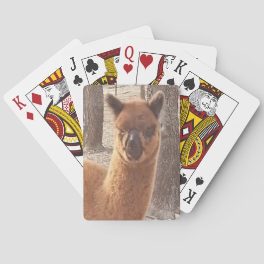 Alpaca-speelkaarten Pokerkaarten (Achterkant)