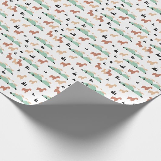 Alpaca Spring Garden Cadeaupapier (Hoek)