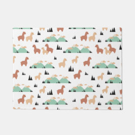 Alpaca Spring Garden Deurmat