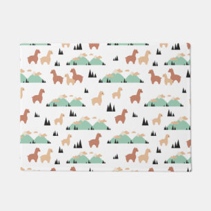 Alpaca Spring Garden Deurmat