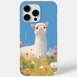 Alpaca Springtime Serendipiteit iPhone 15 Pro Max Hoesje