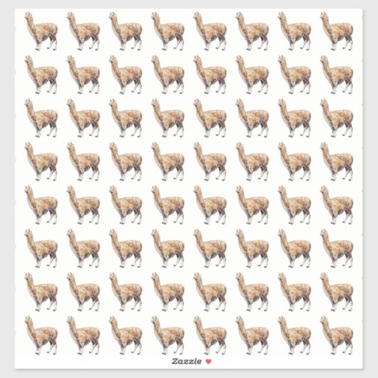 alpaca sticker (Vel)