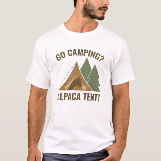 Alpaca Tent T-shirt (Voorkant)
