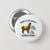 Alpaca Towel Ronde Button 5,7 Cm (Voorkant /achterkant)